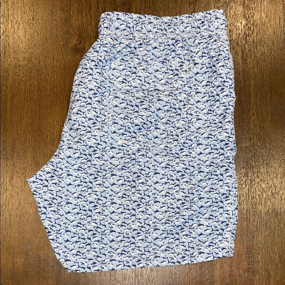Blue Wave Swim Trunks
